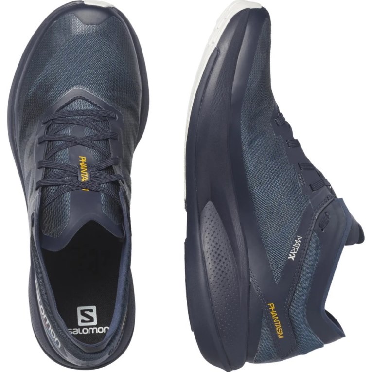 Navy Salomon Phantasm Men's Running Shoes | PH 68742Z